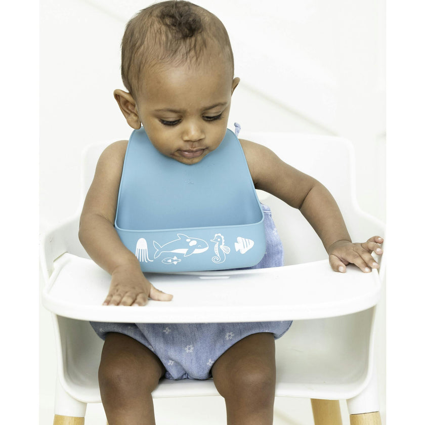 Ocean Friends Little Bites Narrow Bib