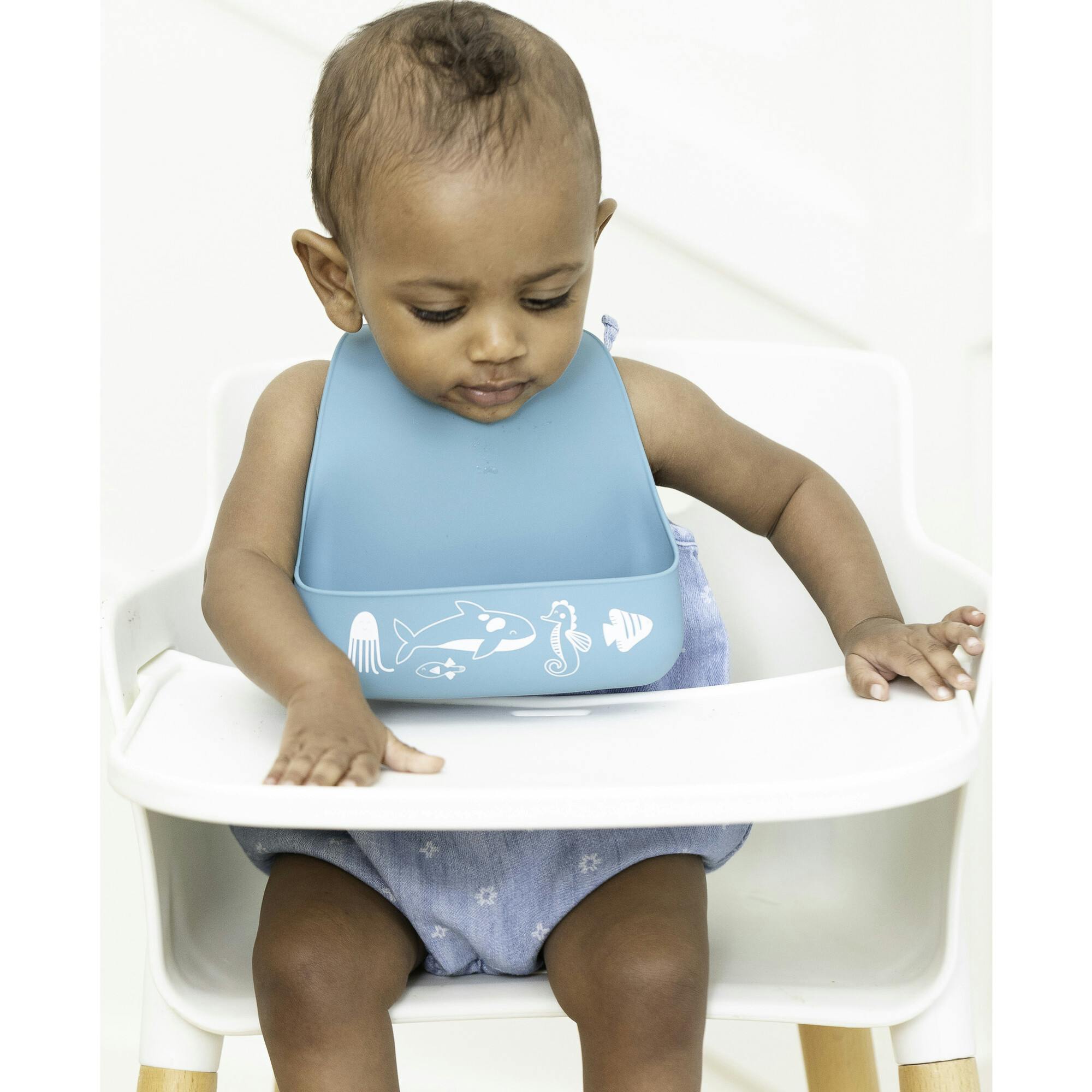 Ocean Friends Little Bites Narrow Bib