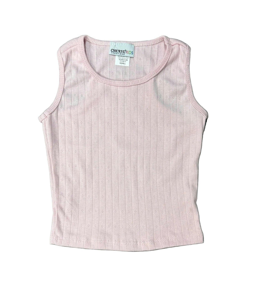 Girls Pointelle Tank Top