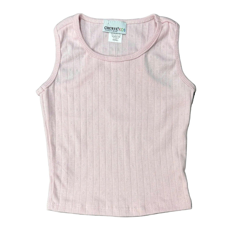Girls Pointelle Tank Top