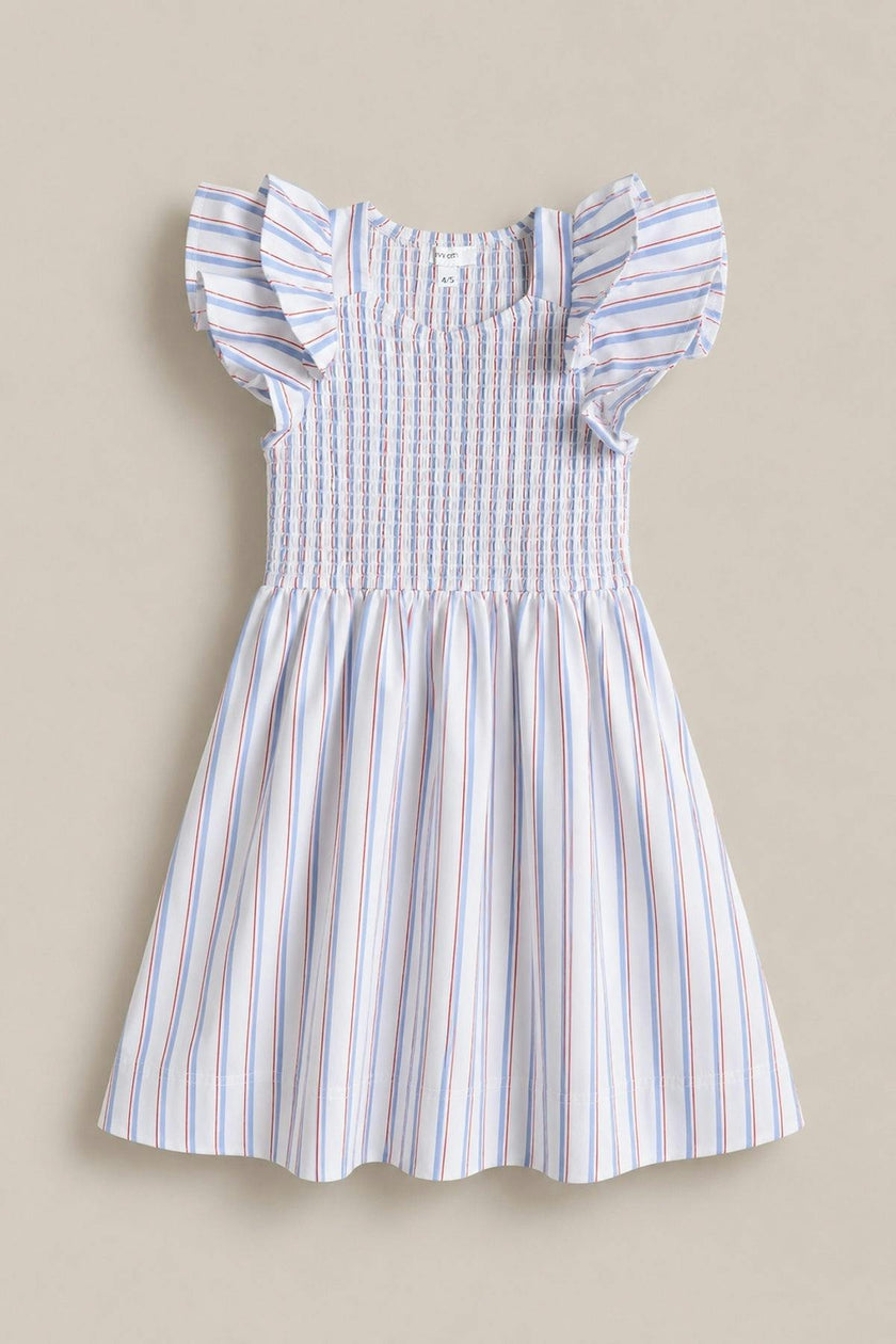 Mini Hattie Dress in Heritage Stripe