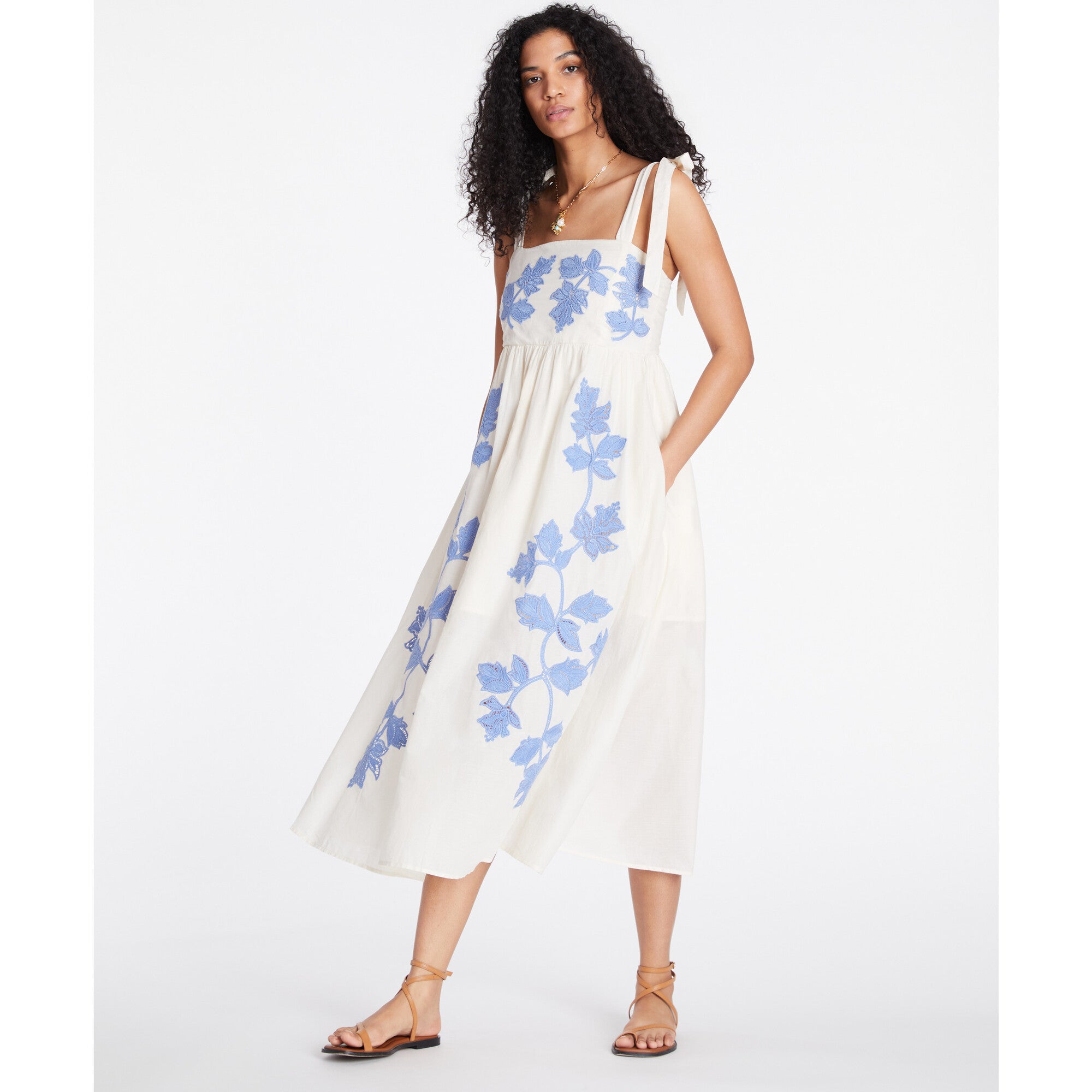 Women's Amina Dress, Cream