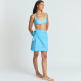 women's le marin dot scoop neck bikini top