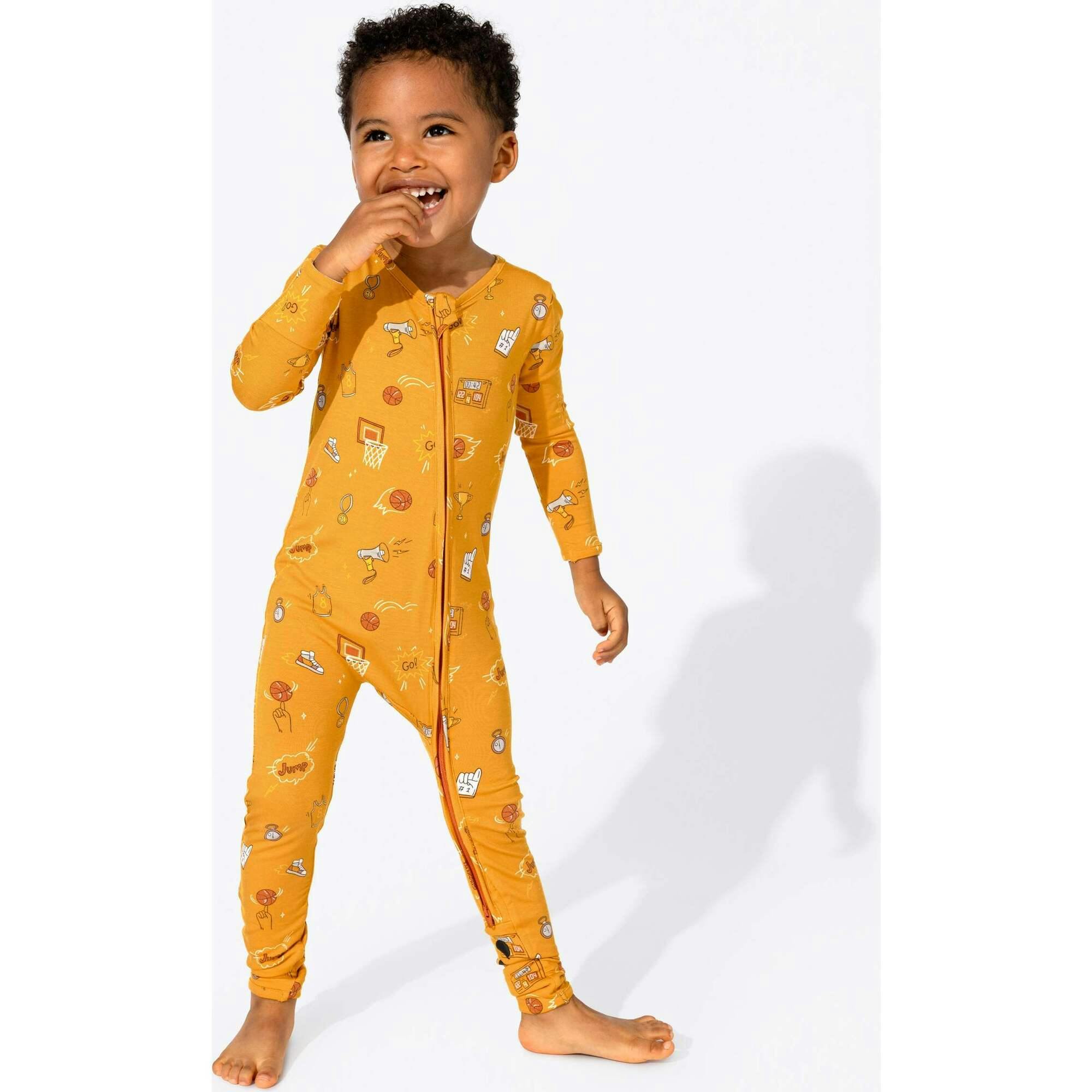Basketball Bamboo Convertible Footie