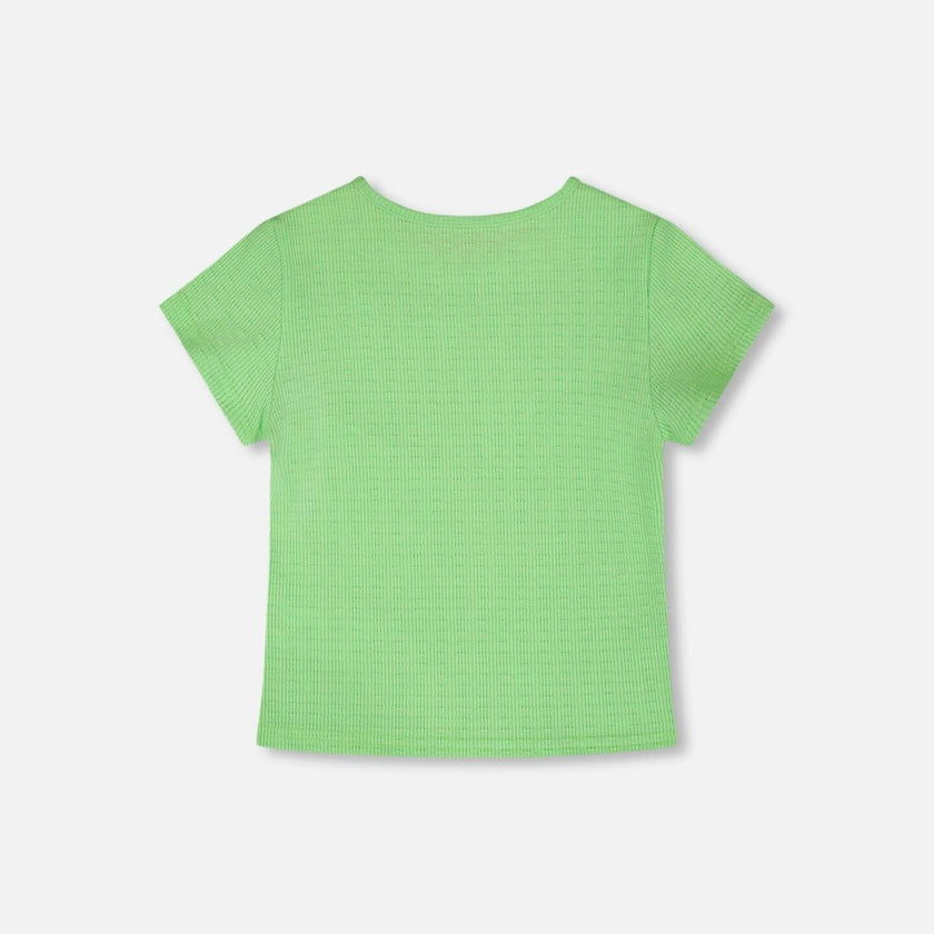 Crinkle Jersey T-Shirt Mint Green