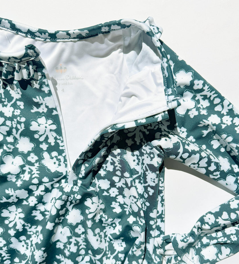 Jane Suit | Longsleeve Rashguard | Blockflower in Midnight
