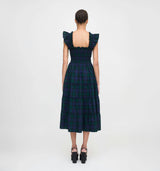 The Ellie Nap Dress - Blackwatch Tartan