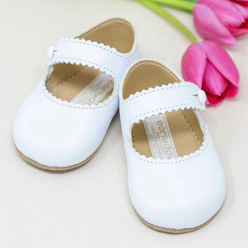 Emma Pre-Walker Baby Shoes - White