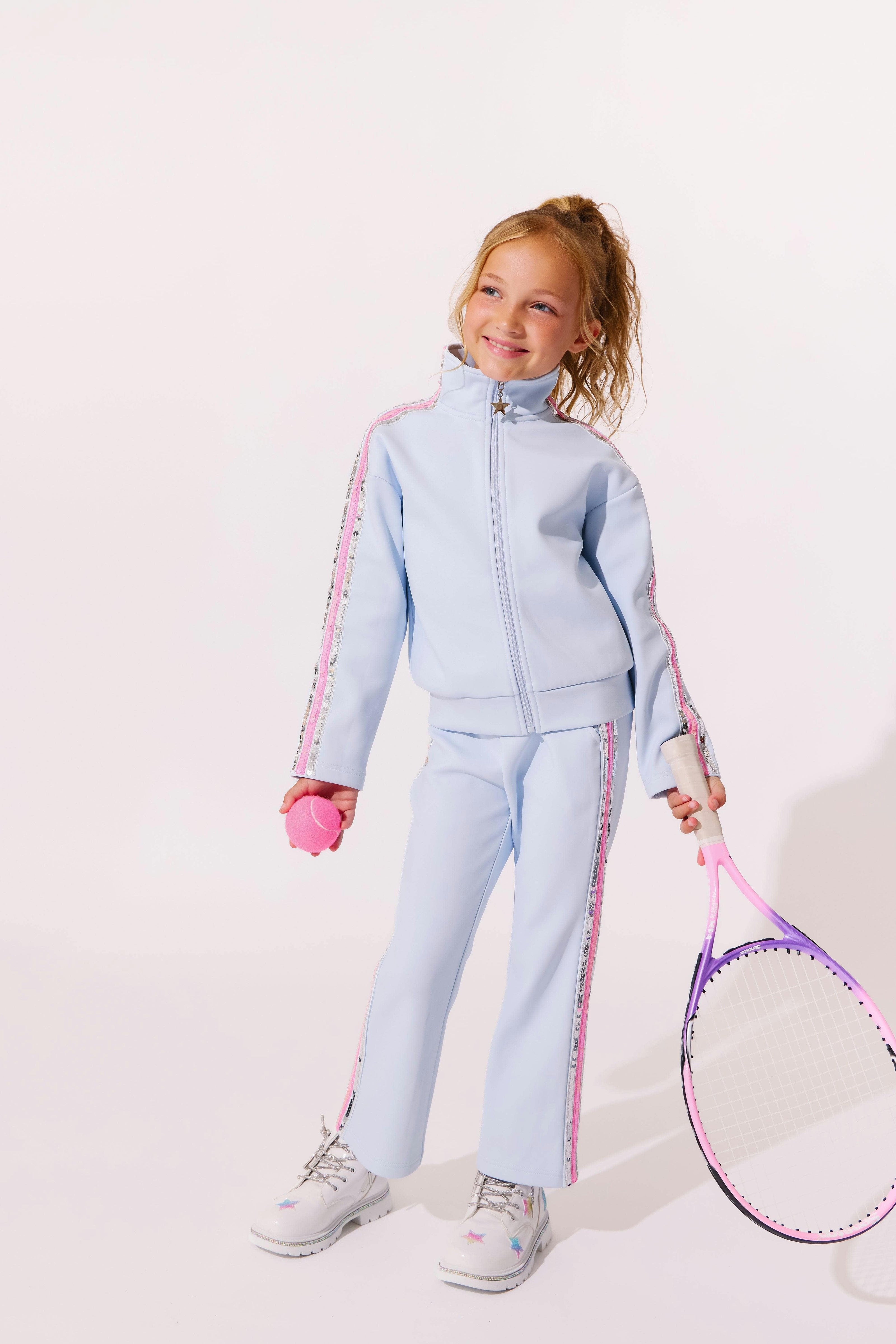 Rainbow Stripe Soft Scuba Tracksuit