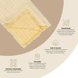 Multi-Layer Honey Ombre Muslin Cotton Baby Blanket