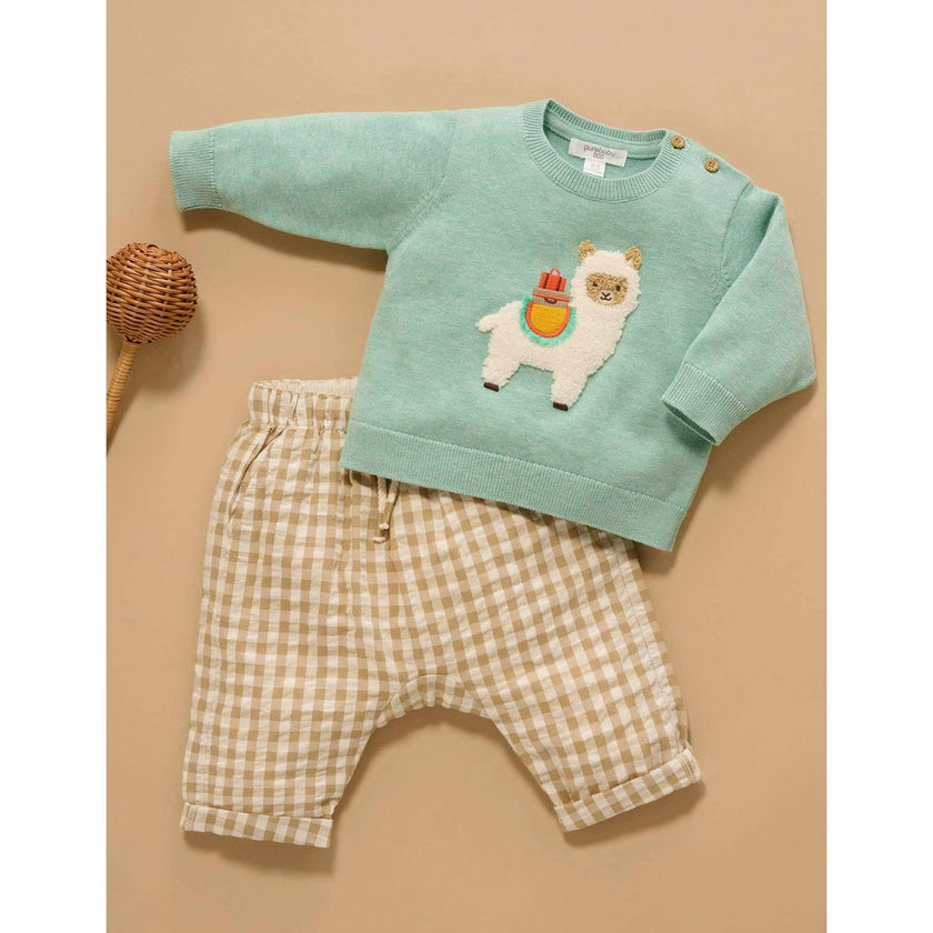 Llama Jumper Aloe Melange
