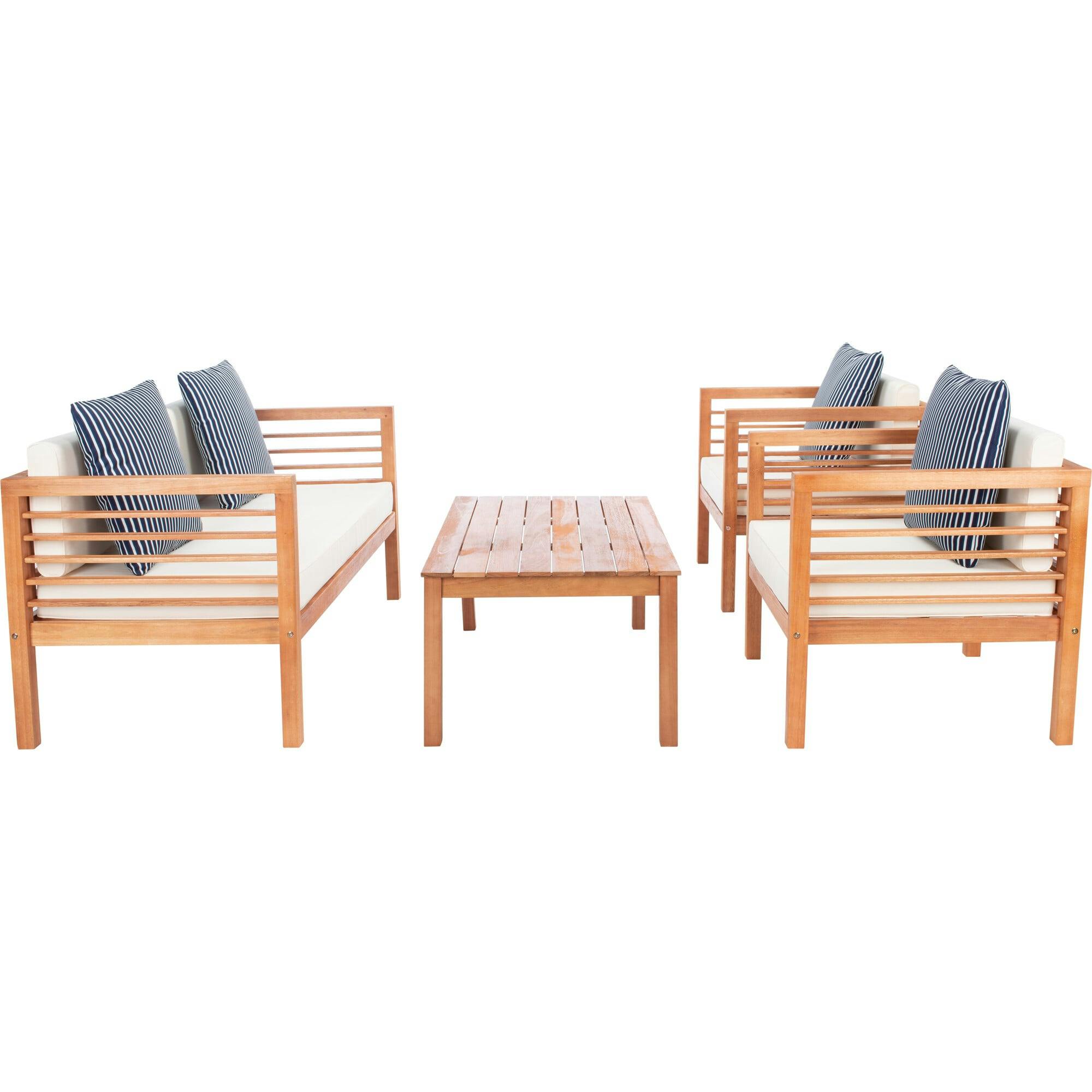 Alda Eucalyptus 4-Piece Outdoor Set