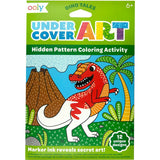 Undercover Art Hidden Pattern Coloring Activity Art Cards - Dino Tales - 12 Cards