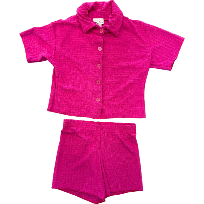 Patterned 2 Piece Shorts Set