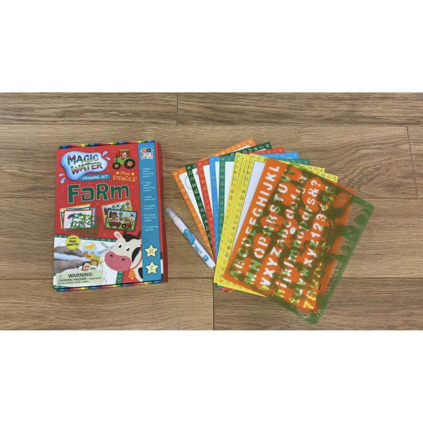 Magic Water Drawing Set: Farm