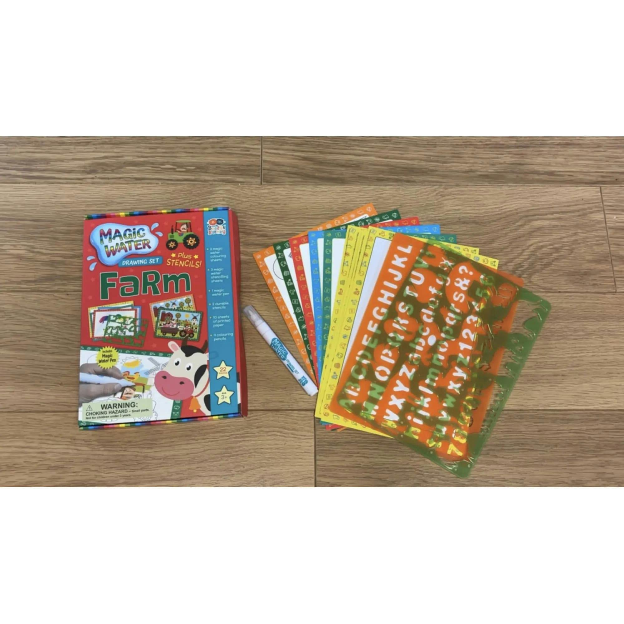 Magic Water Drawing Set: Farm