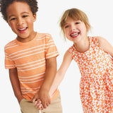 Kids recess dress in blooms
