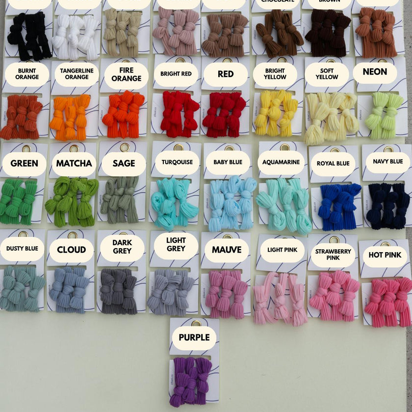 BOW SLICK BACK PONYTAILS (PACK OF 3)
