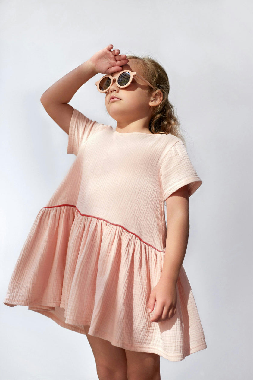 Hi-Low Drop Waist Dress