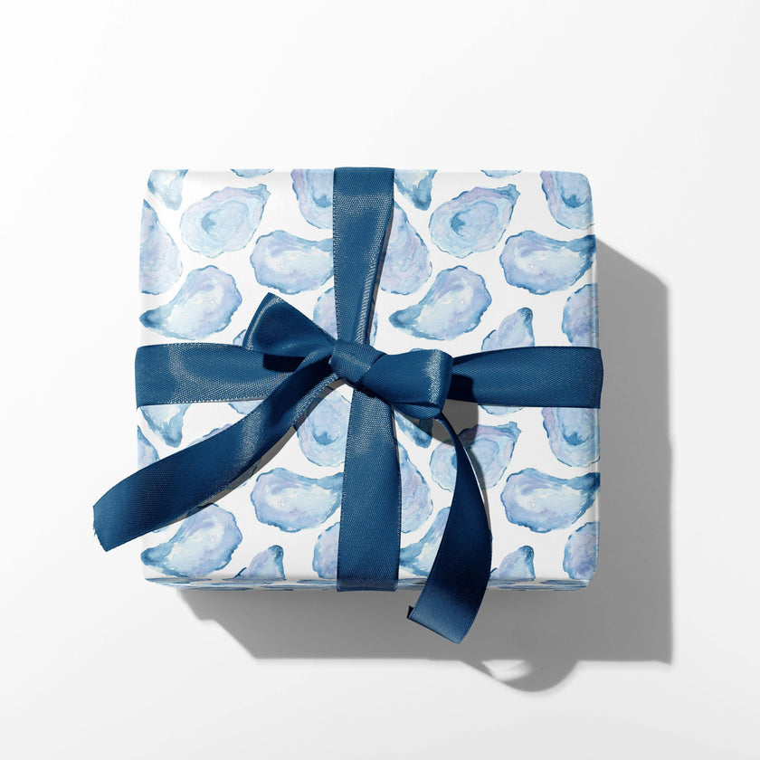 Mussel Shells Coastal Gift Wrap