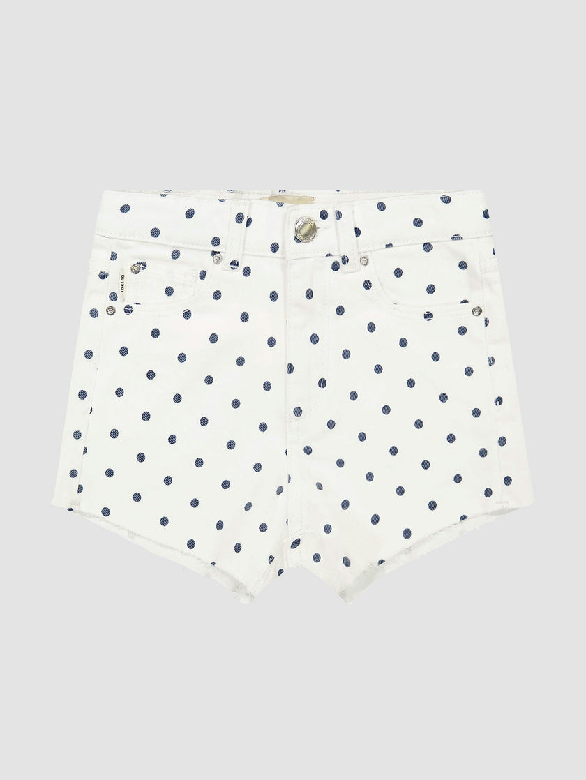 Lucy Shorts High Rise | Marine Dots