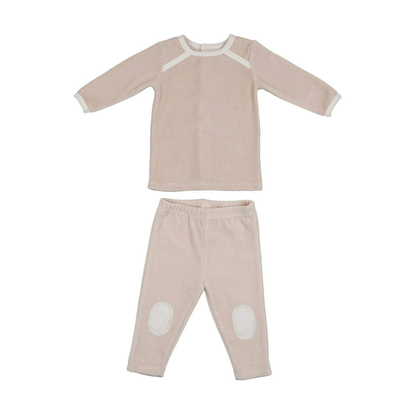 Velour Patch Lounge Set