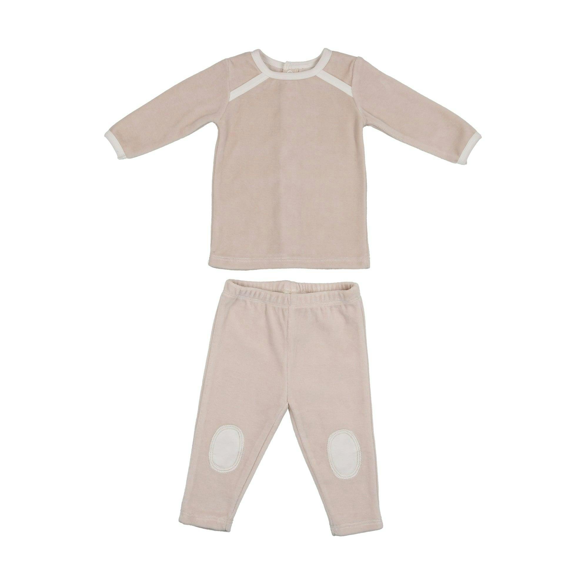 Velour Patch Lounge Set