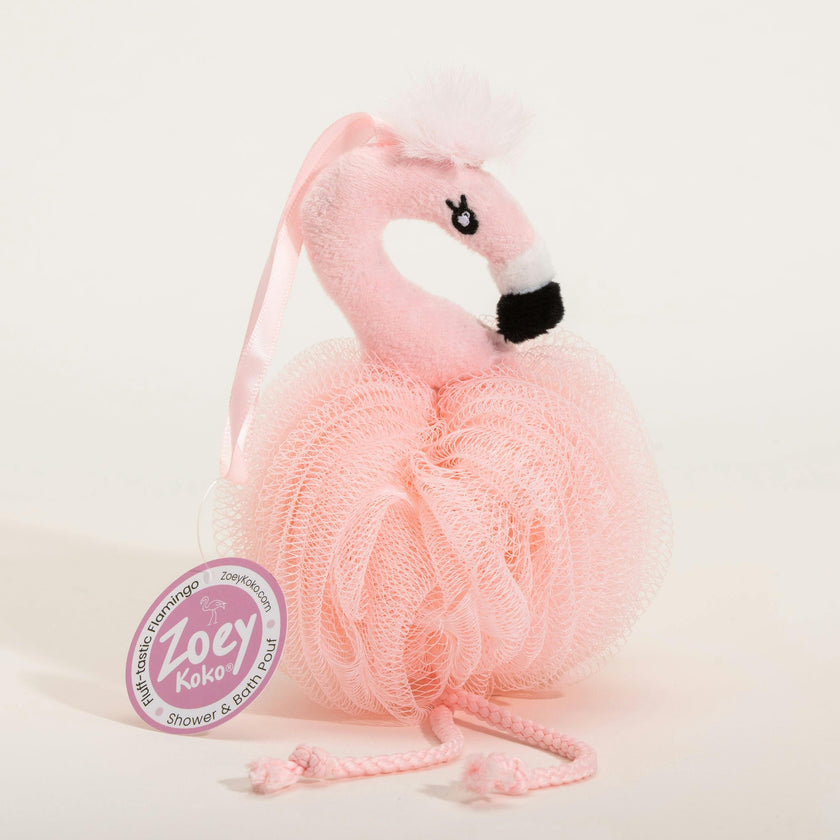 Fluff-Tastic Flamingo Loofah