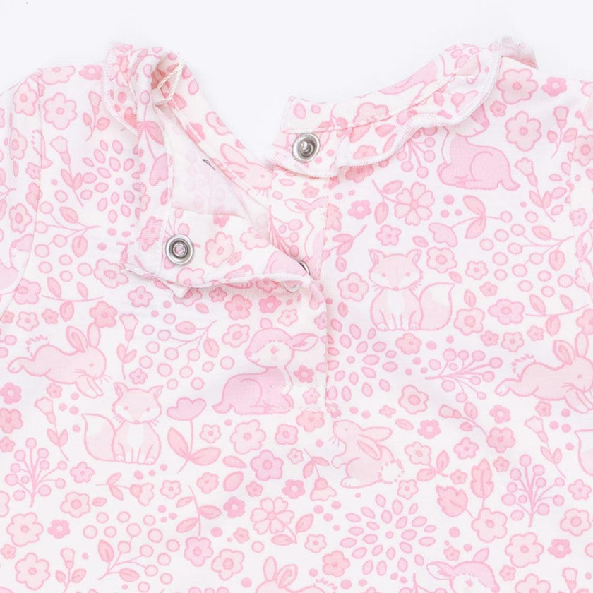 Baby Woodland - Kimono Gown and Knot Headband
