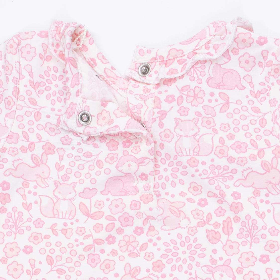 Baby Woodland - Kimono Gown and Knot Headband