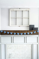 Heart Garland (Serenity Blue)