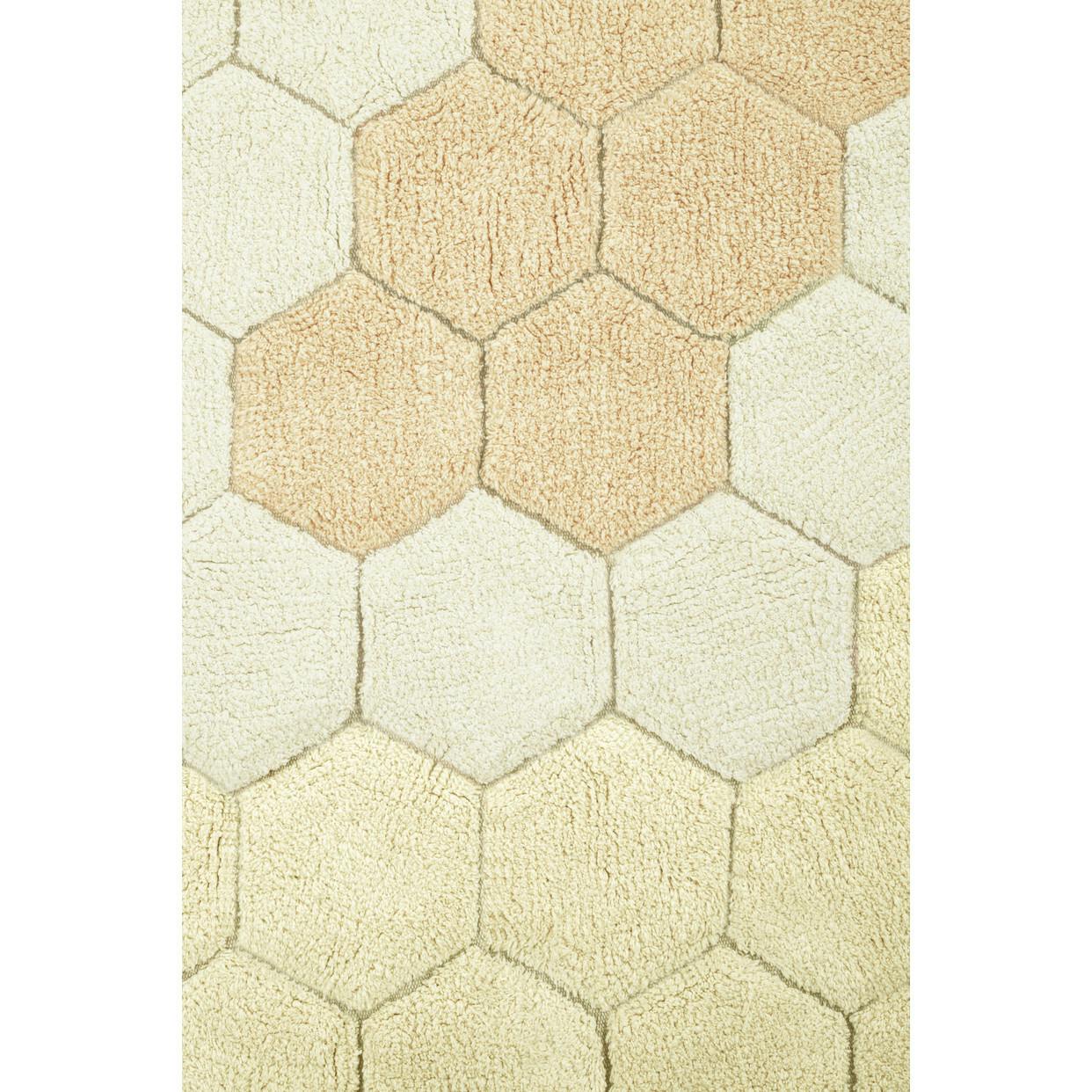 Washable Rug Round Honeycomb - 4' 7