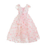Pink Louisa Embroidered Floral Dress