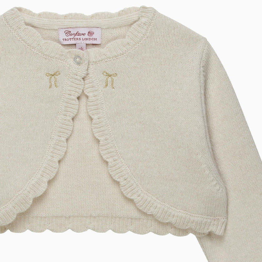 Maria Embroidered Bolero Cardigan
