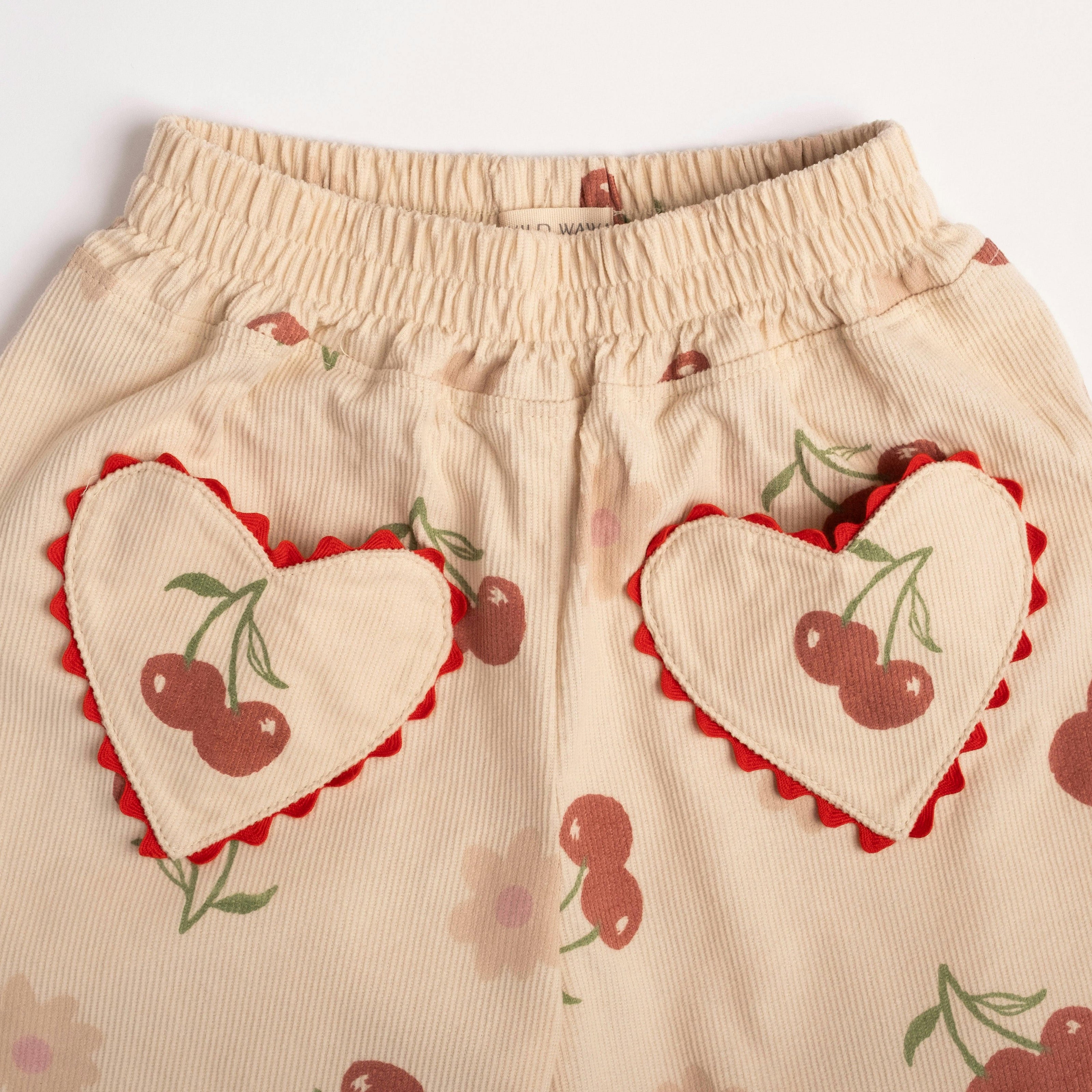 Wide-leg Pant in Cherry Bloom