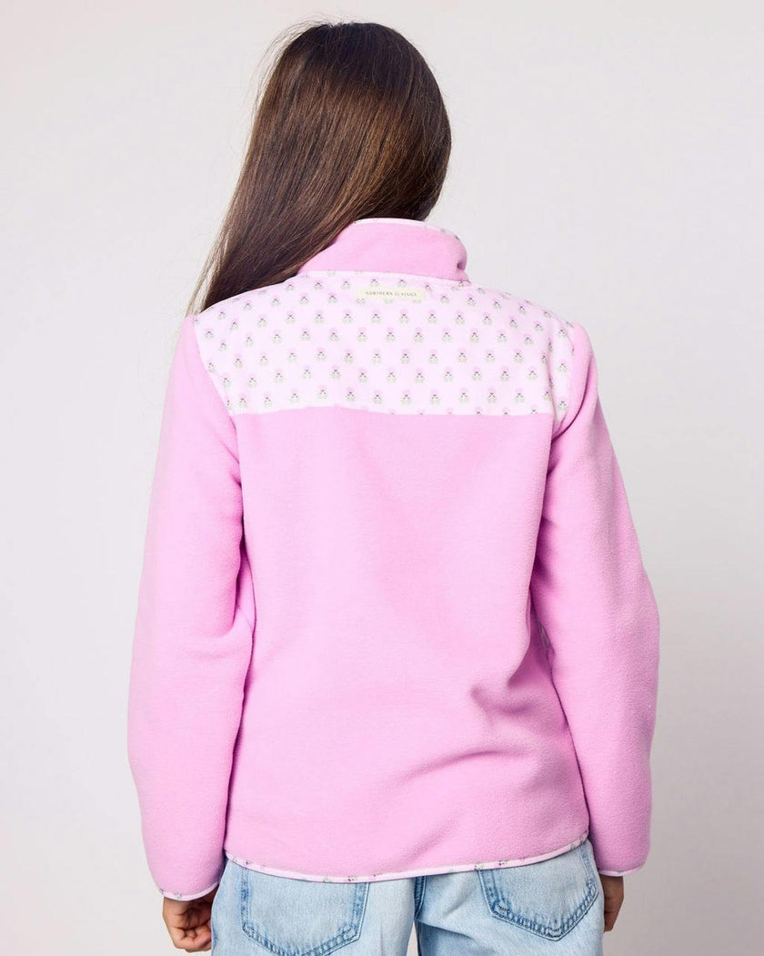 Kids Fleece Jacket in Pink Lavender