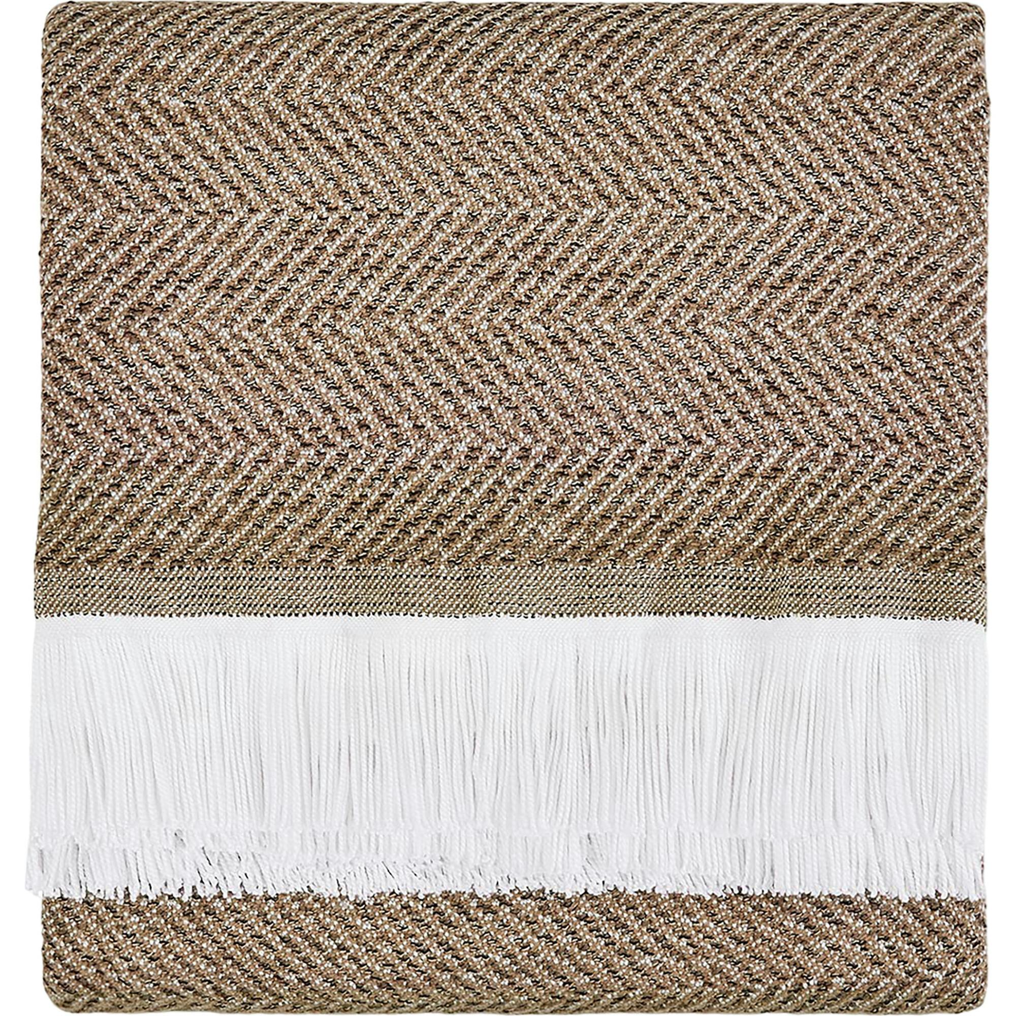 Herringbone Stain Resistant Indoor Outdoor Throw