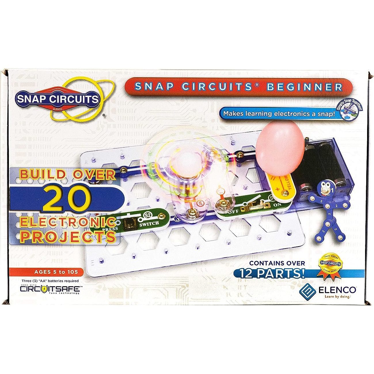 Elenco Snap Circuits Beginner STEM Science Activity Kit