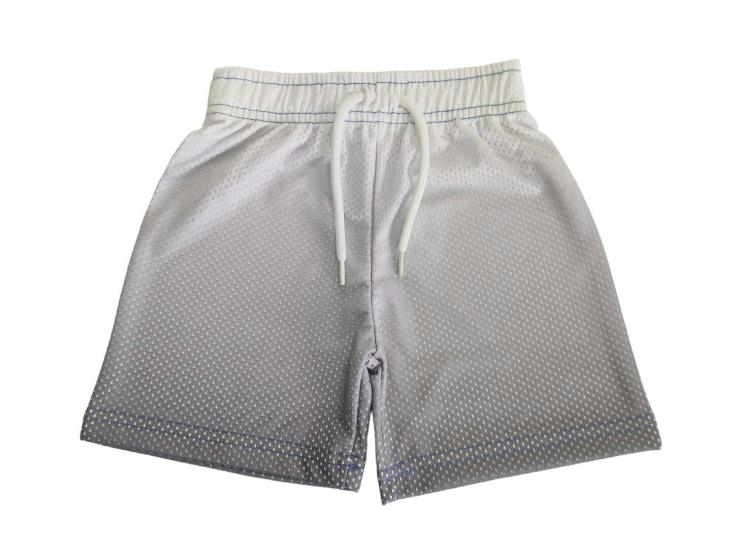 Kids Mesh Shorts - White Gradient