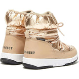 MOON BOOT Protecht Junior Low Rose Gold Nylon Boots