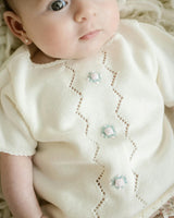Colette Knit Diaper Set - Ivory