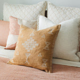 Canyon Layers Earth-Tone Brown Accent Pillow