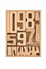 Avenlur Montessori Wooden Number Height Blocks – Self-Correcting Math Learning Set