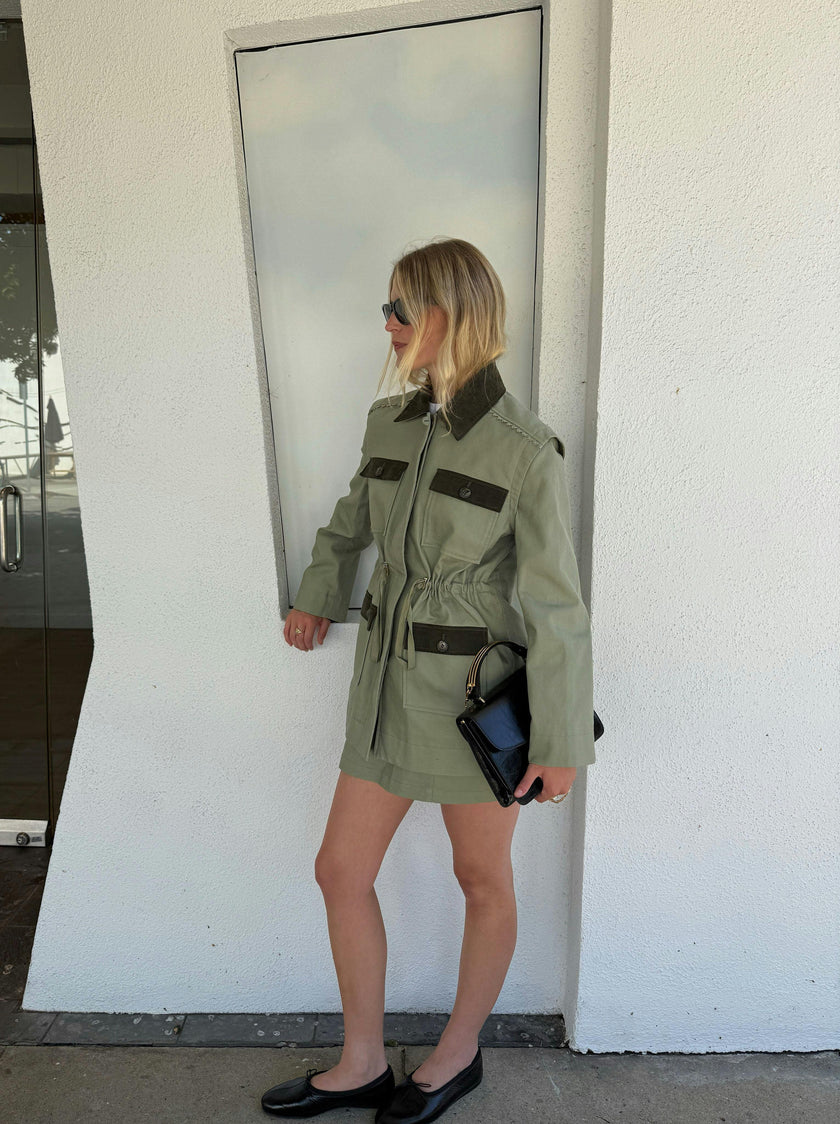 The Gillian Jacket -  English Sage