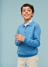Cotton Polo Jumper
