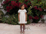 Cecily Floral Dress with ruffle collar