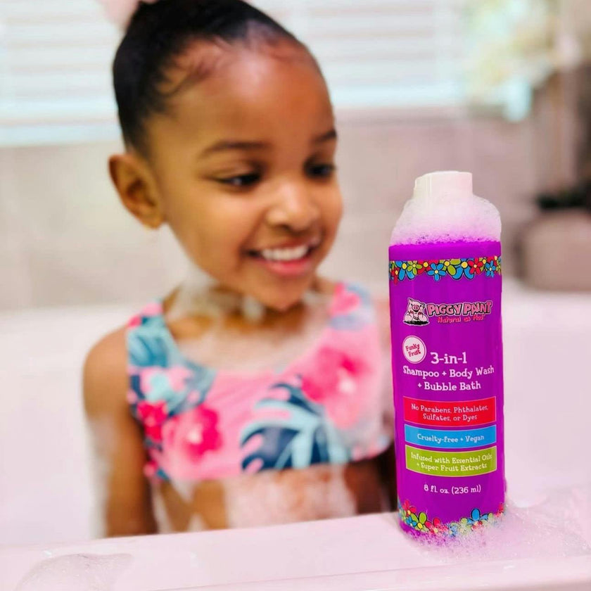 3-in-1 Shampoo + Body Wash + Bubble Bath