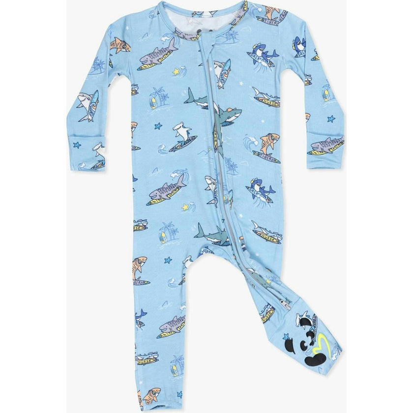 School Bamboo Convertible Footie