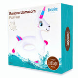 Rainbow Llamacorn Pool Float