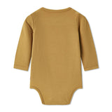 Peanut Brushed Long Sleeve One Piece